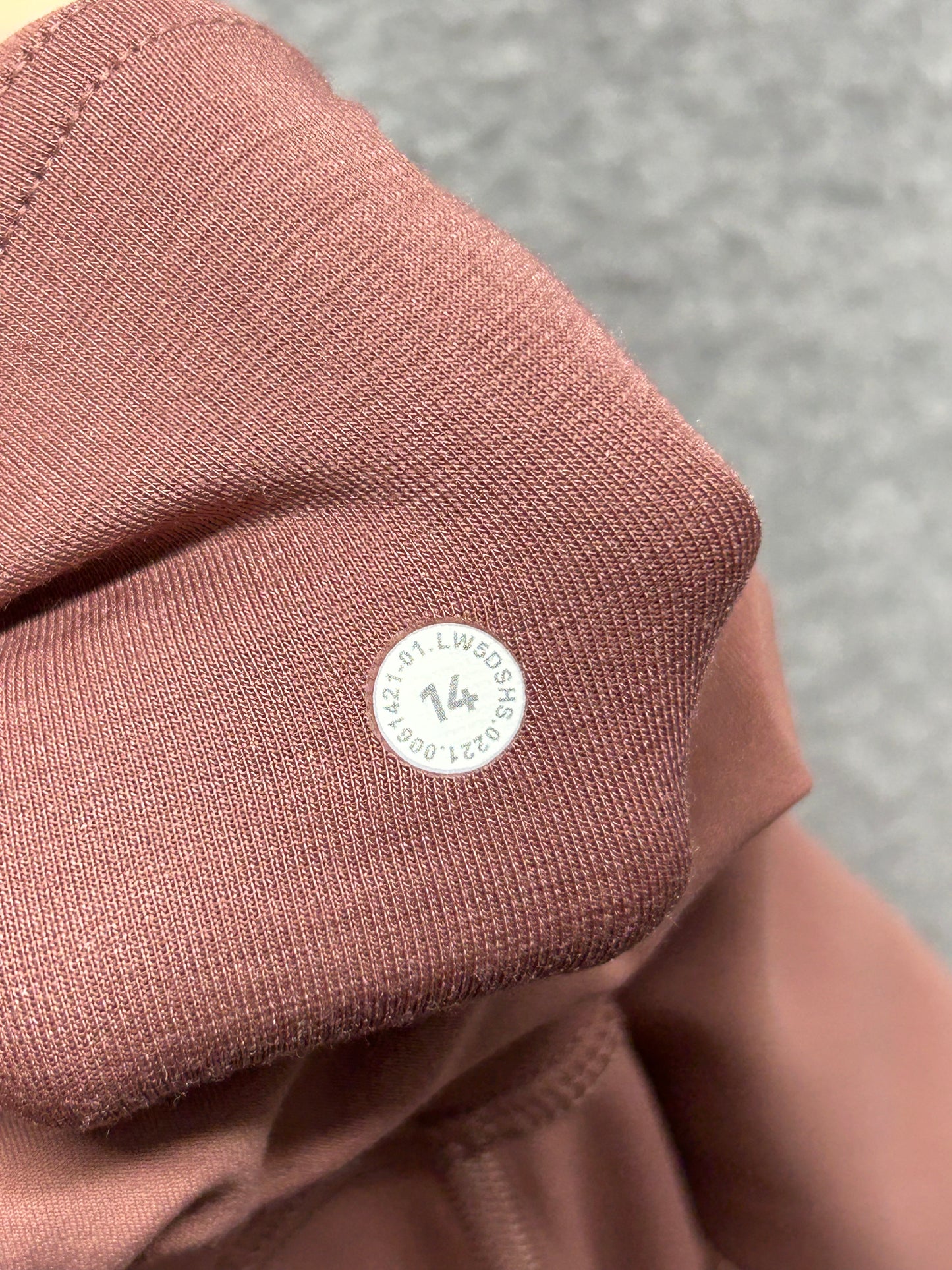 Lululemon Align High Rise Pant with Pockets 25" Size 14 Spiced Chai