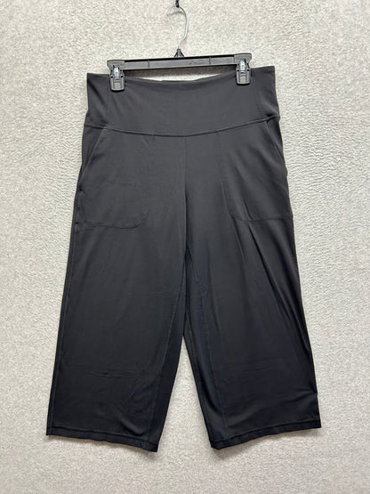 Lululemon Align High-Rise Wide Leg Crop 23" Size 12 Black