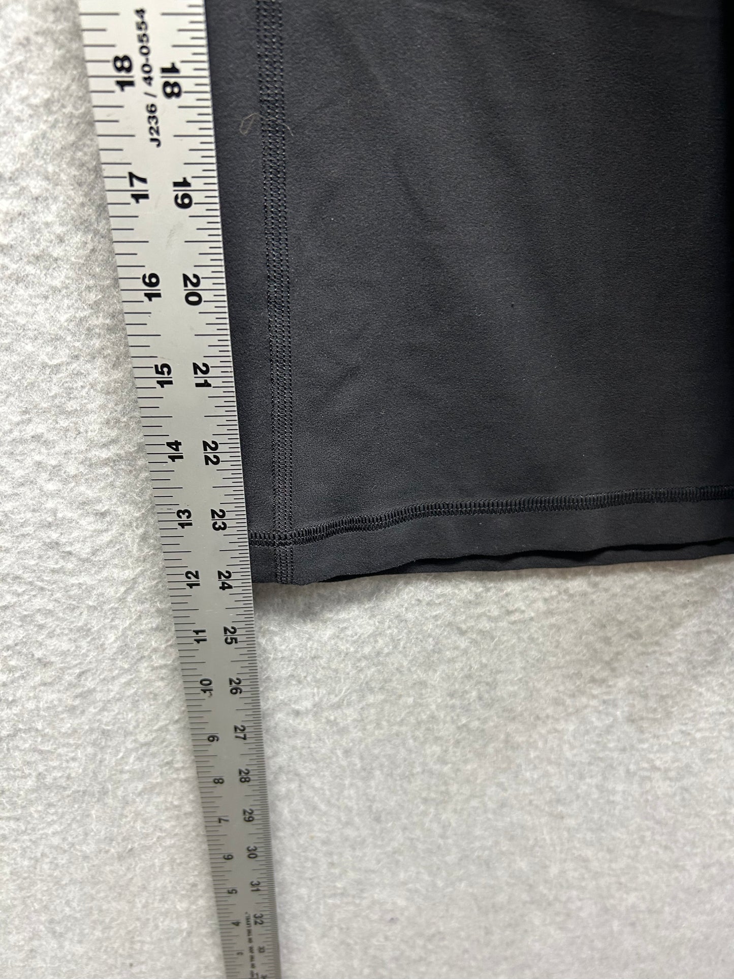 Lululemon Align High-Rise Wide Leg Crop 23" Size 12 Black