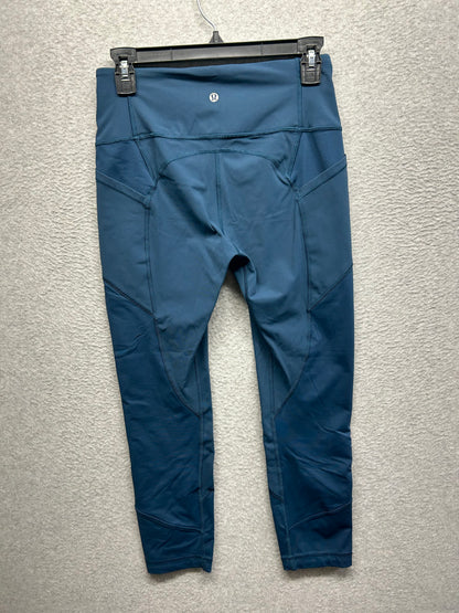 Lululemon All The Right Places Crop II 23" Size 8 Night Diver