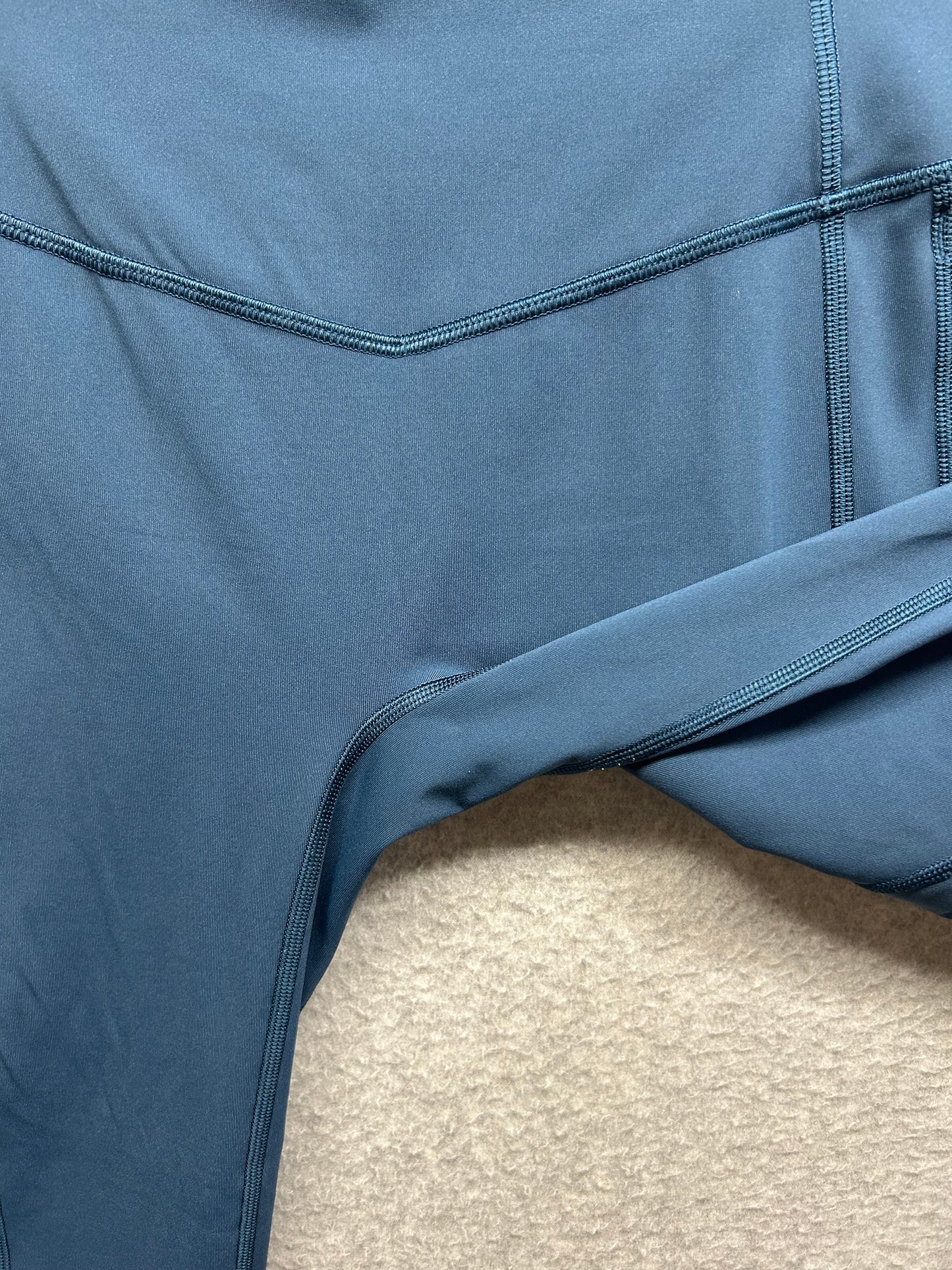 Lululemon All The Right Places Crop II 23" Size 8 Night Diver