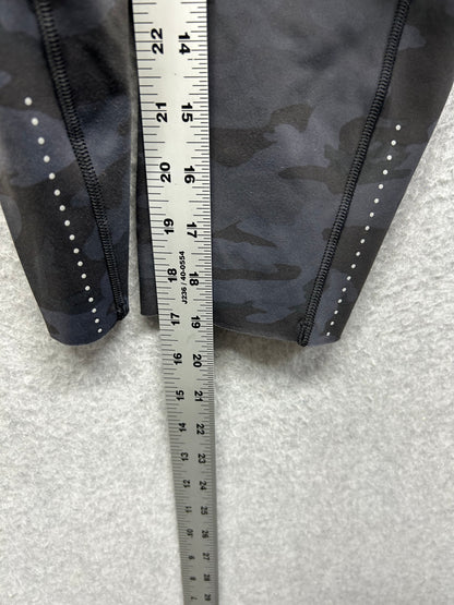 Lululemon Fast & Free Crop II Nulux 19" Size 8 Incognito Camo Multi Grey