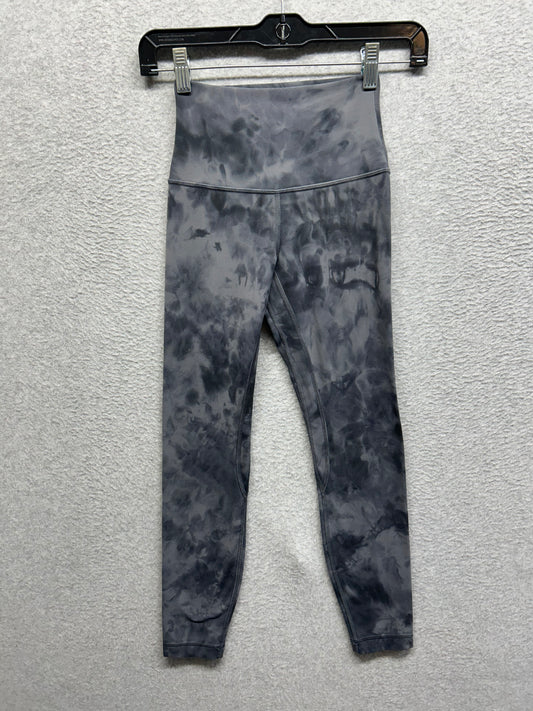 Lululemon Align High-Rise Pant 25" Size 2 Diamond Dye Pitch Grey Graphite Grey