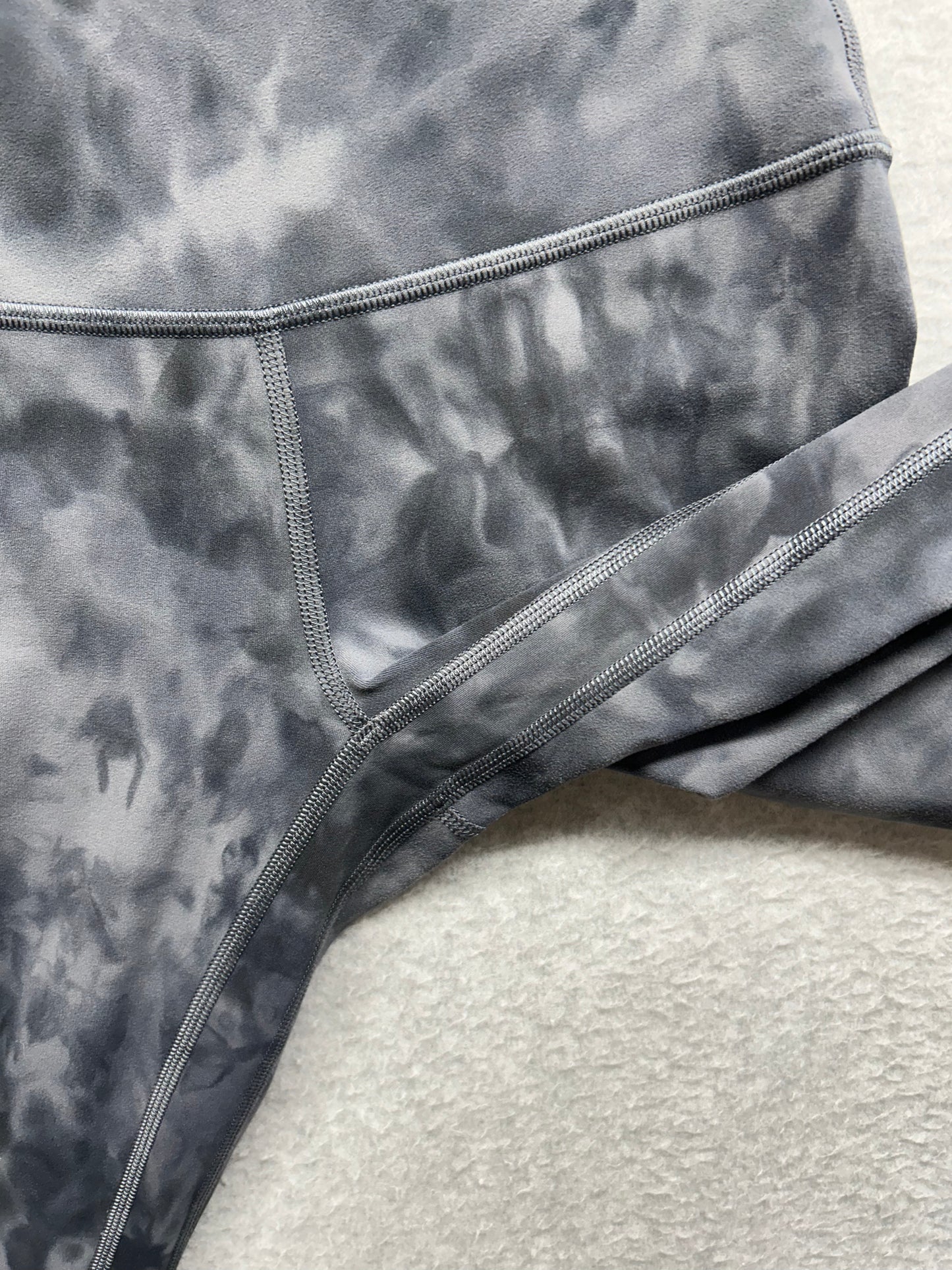 Lululemon Align High-Rise Pant 25" Size 2 Diamond Dye Pitch Grey Graphite Grey