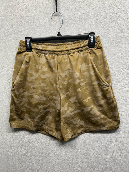 Lululemon Pace Breaker 7" Shorts Linerless Size Medium Beige Camo