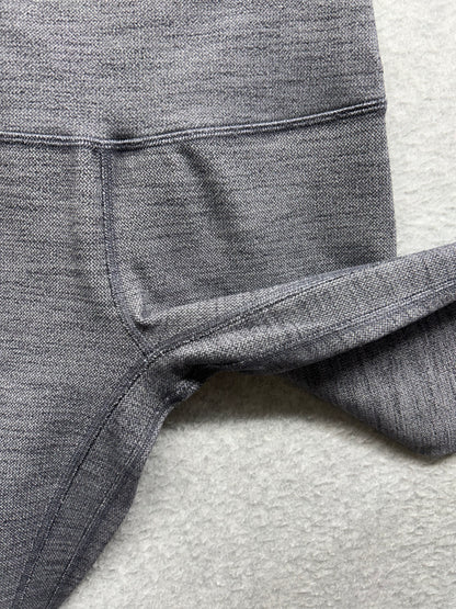 Lululemon Align Pant II 25" Size 2 Mini Heathered Herringbone Heathered Black