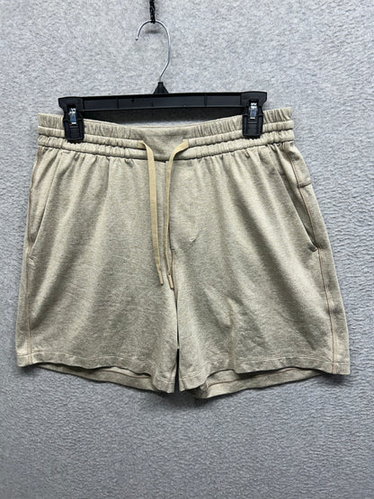 Lululemon Soft Jersey Short 5" Size Medium (Square) Beige