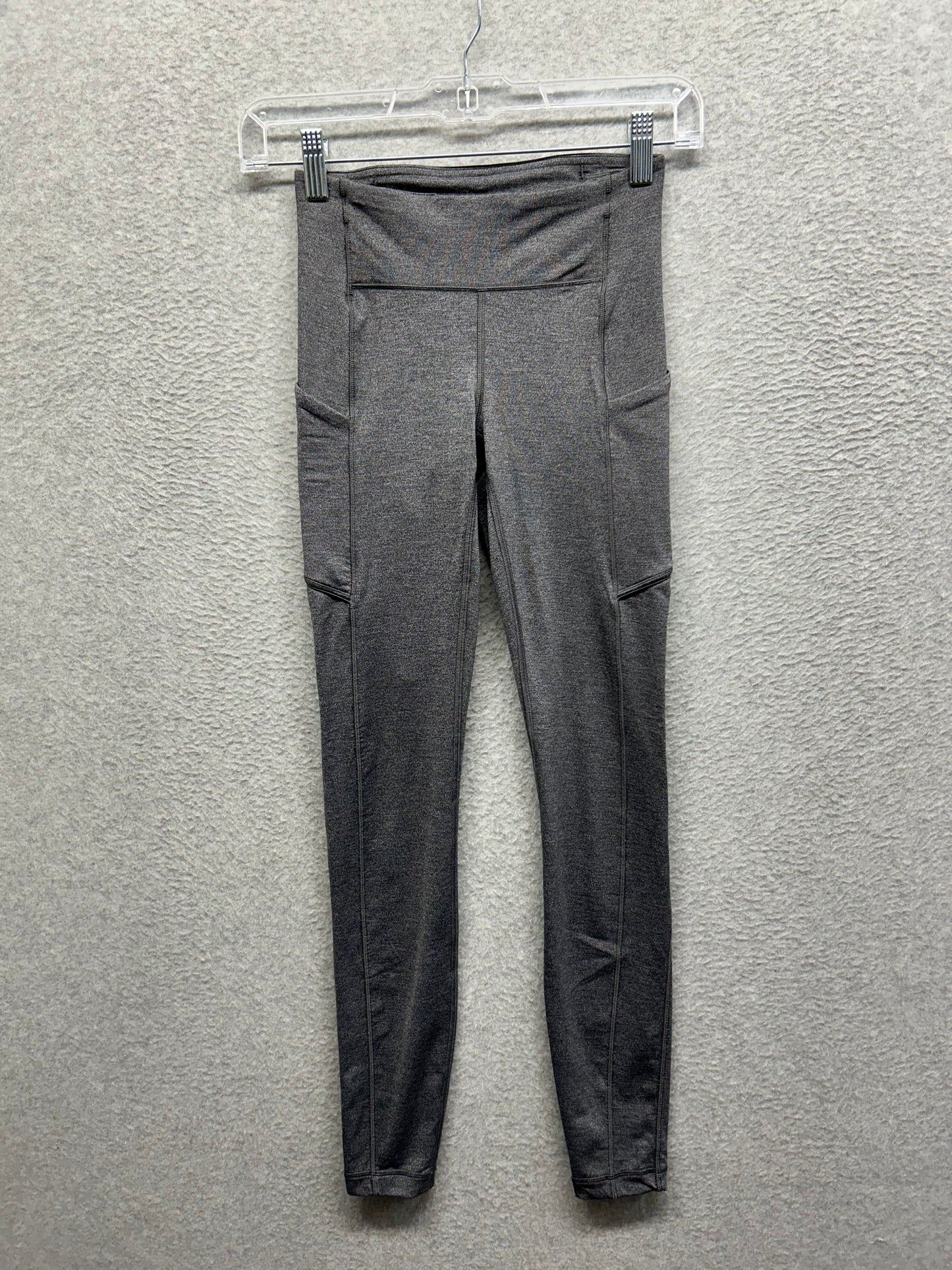 Lululemon Speed Up Tight 28" Size 2 Heathered Black