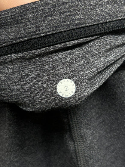 Lululemon Speed Up Tight 28" Size 2 Heathered Black