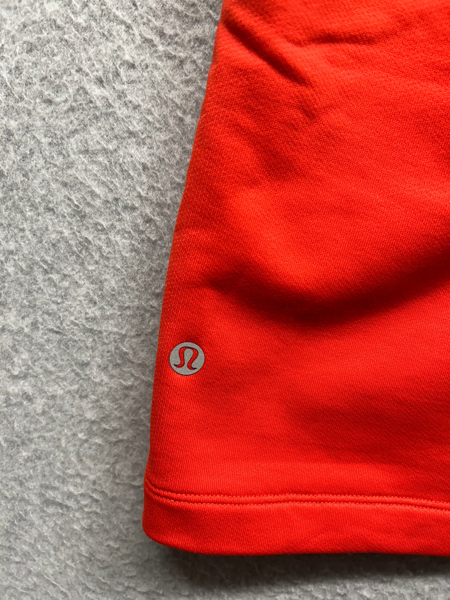 Lululemon Warm-Up Unlined Gym Short 7" Size Medium Cherry Ember