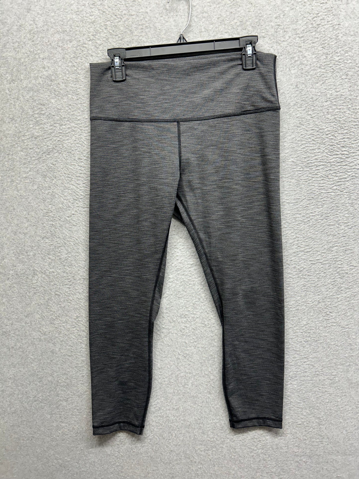 Lululemon Wunder Under Pant Hi-Rise Full-On Luxtreme 25" Size 12 Heathered Black