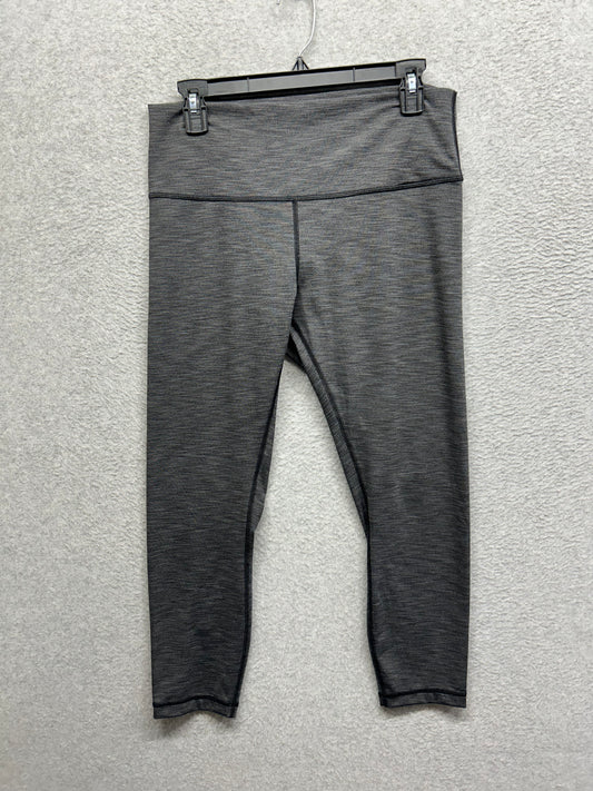 Lululemon Wunder Under Pant Hi-Rise Full-On Luxtreme 25" Size 12 Heathered Black