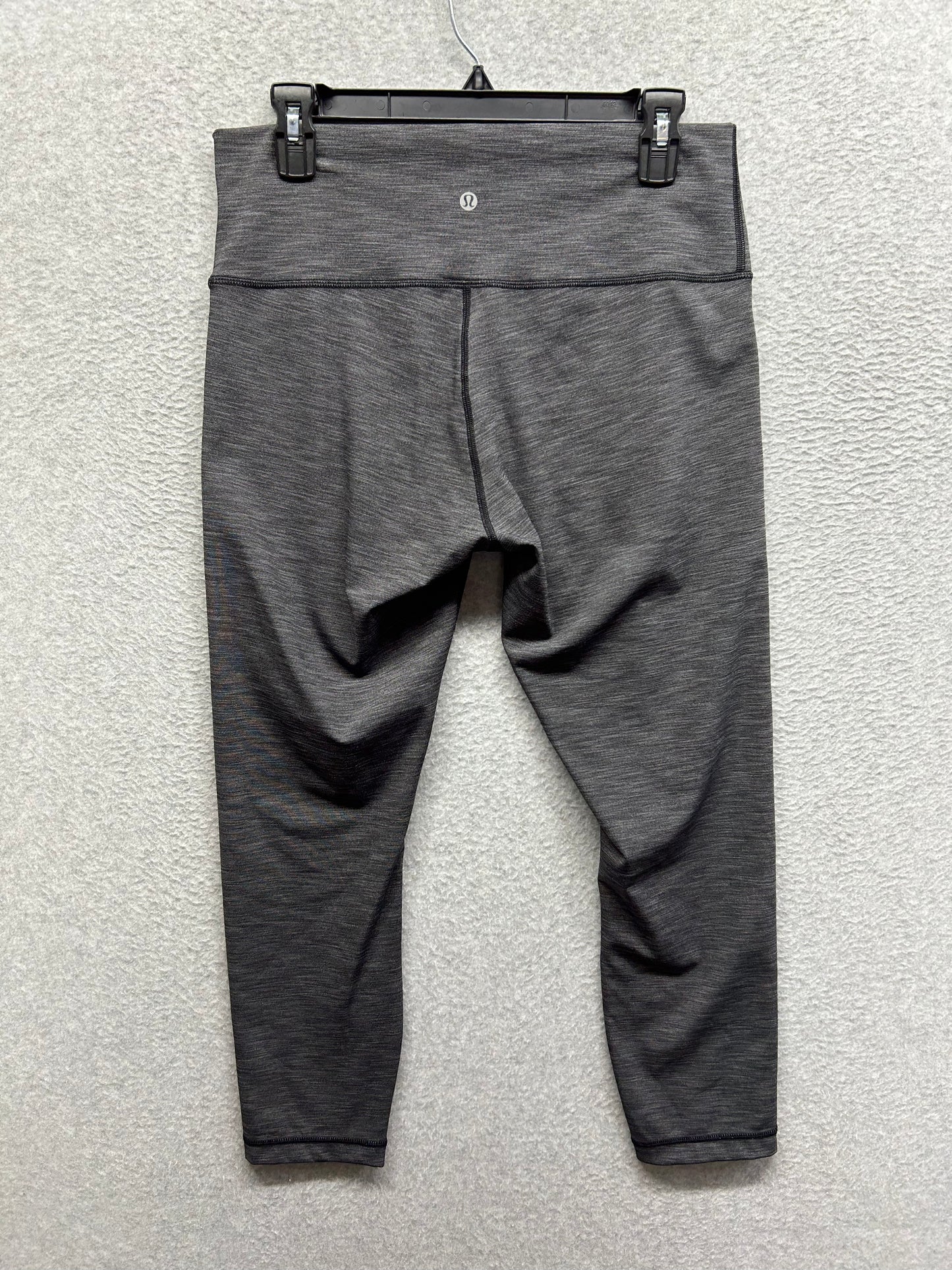 Lululemon Wunder Under Pant Hi-Rise Full-On Luxtreme 25" Size 12 Heathered Black
