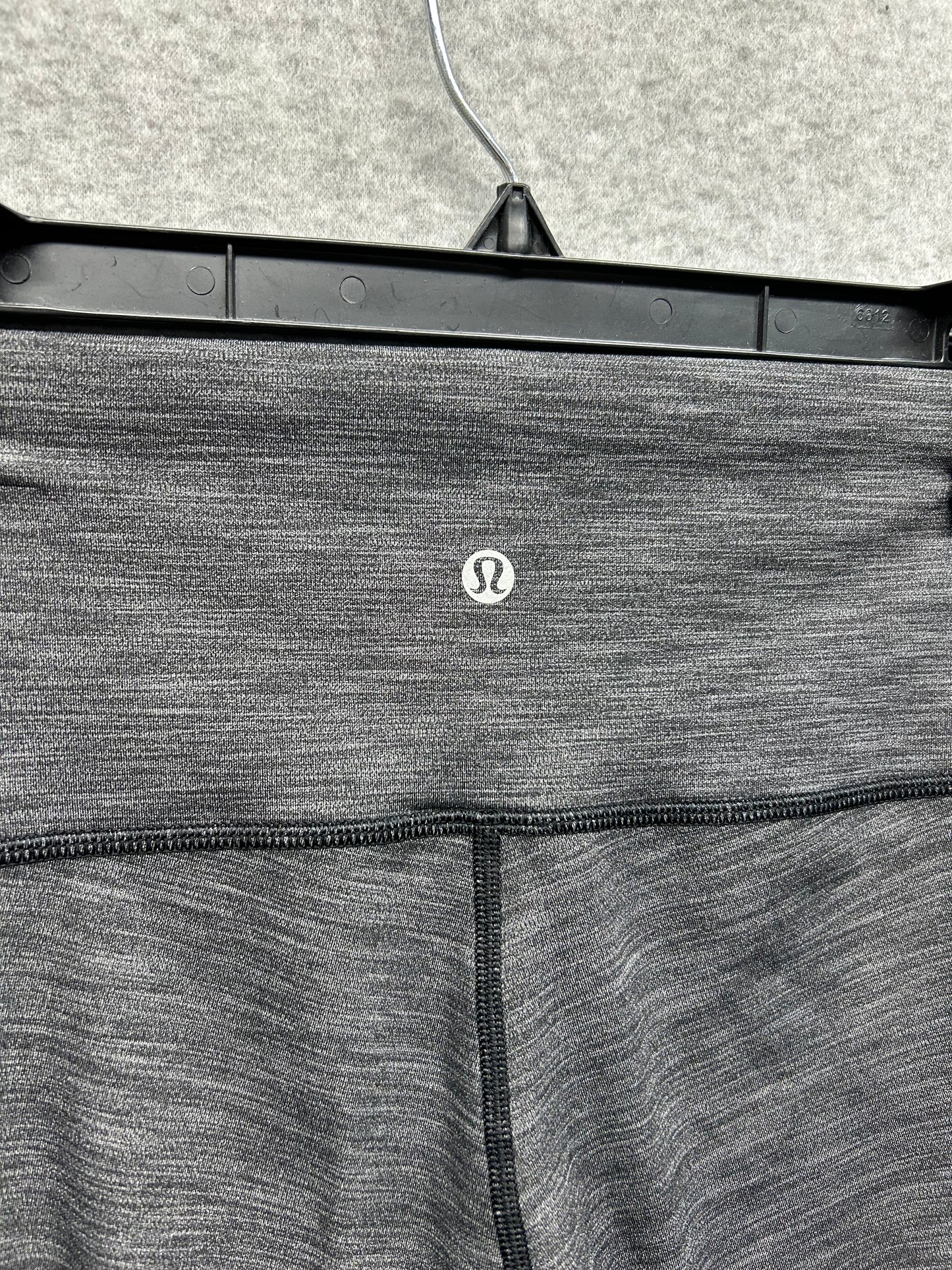 Lululemon Wunder Under Pant Hi-Rise Full-On Luxtreme 25" Size 12 Heathered Black