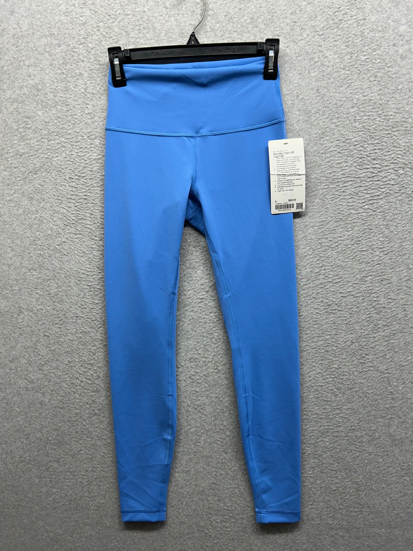 Lululemon Wunder Train High-Rise Tight 28" Size 6 Pool Party