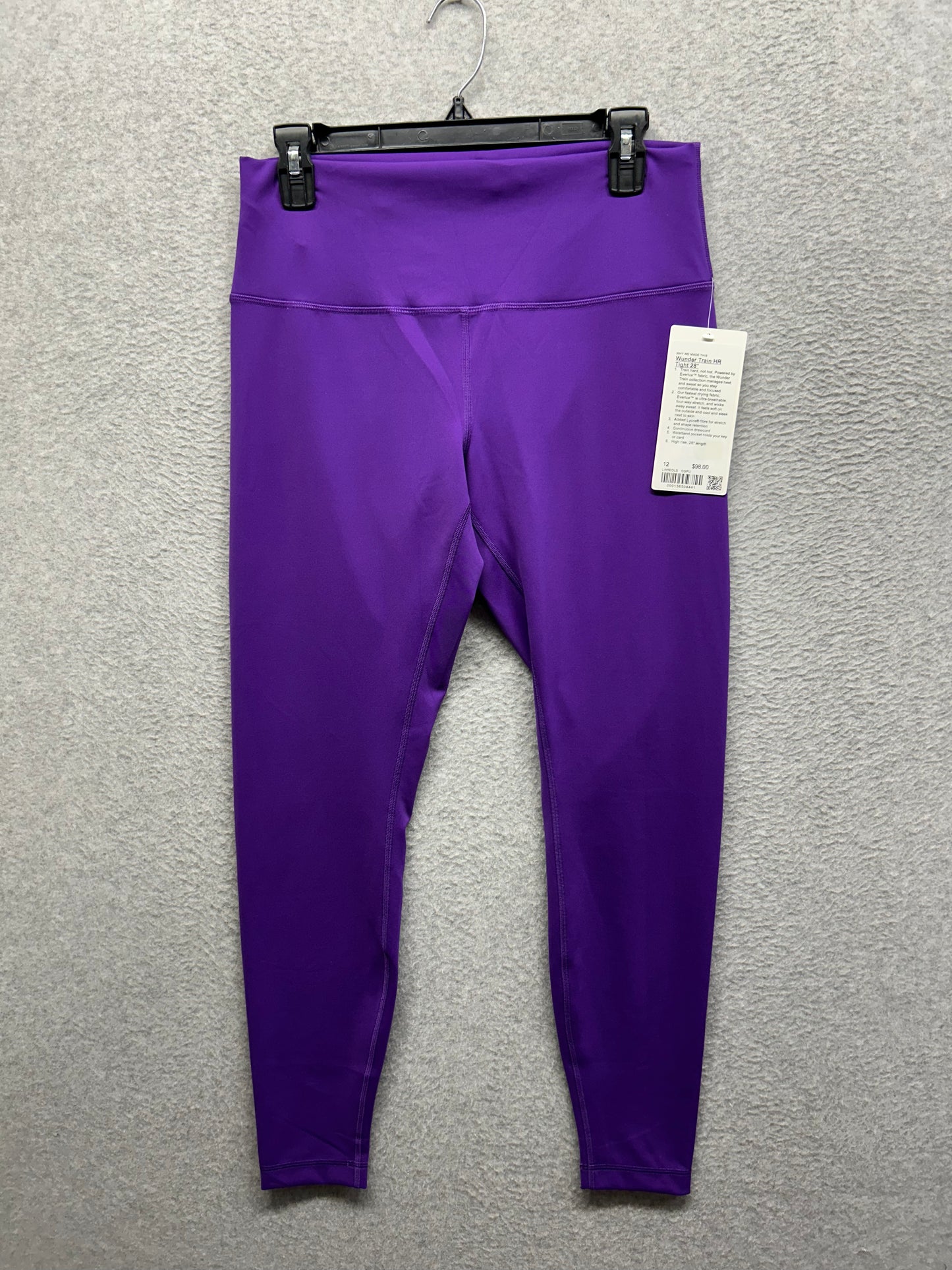 Lululemon Wunder Train High-Rise Tight 28" Size 12 College Purple