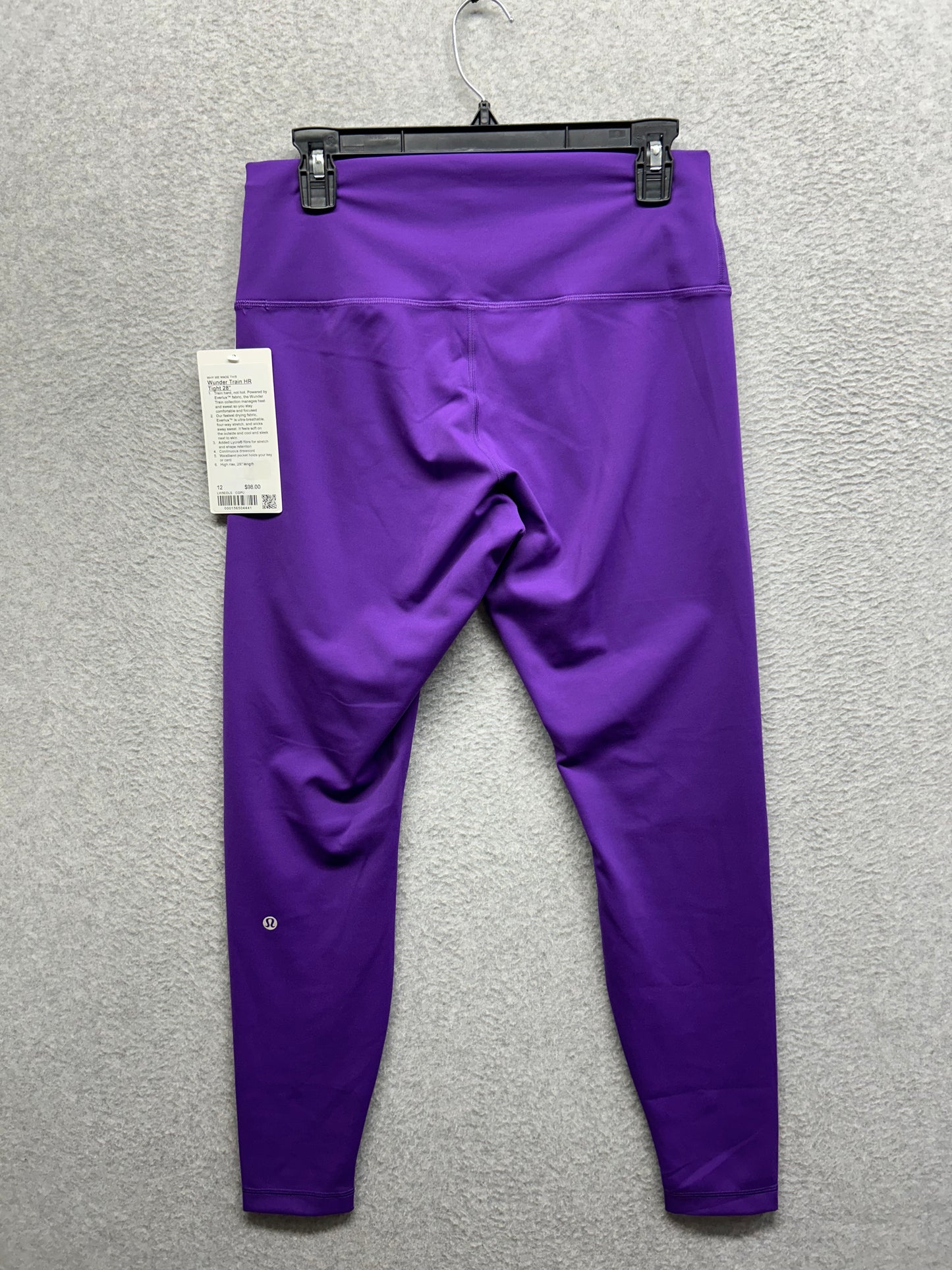 Lululemon Wunder Train High-Rise Tight 28" Size 12 College Purple
