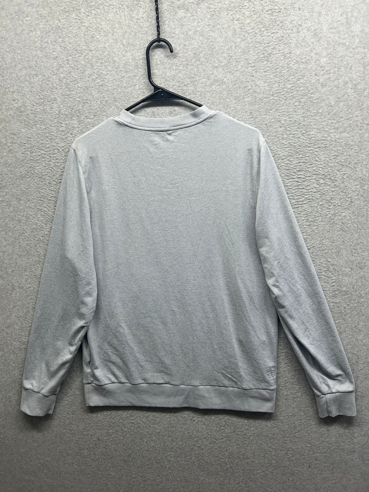 Vuori Ponto Performance Crew Pullover Dreamknit Size Large Gray