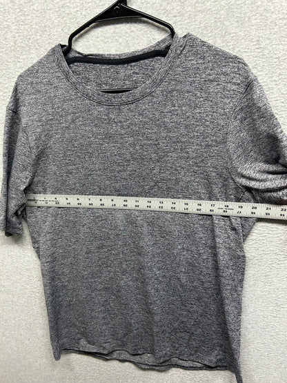 Lululemon Drysense Mesh Short Sleeve Size Medium Heathered Gray