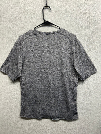 Lululemon Drysense Mesh Short Sleeve Size Medium Heathered Gray
