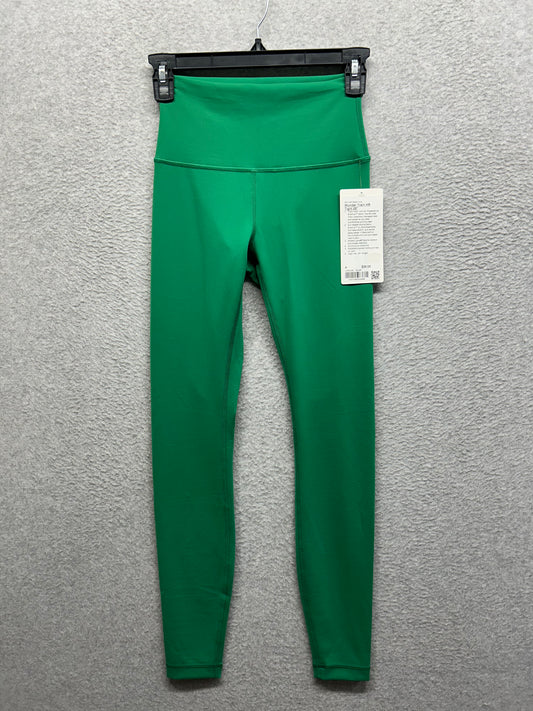 Lululemon Wunder Train High-Rise Tight 28" Size 4 Raceway Green