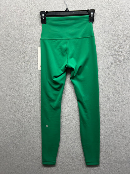 Lululemon Wunder Train High-Rise Tight 28" Size 4 Raceway Green