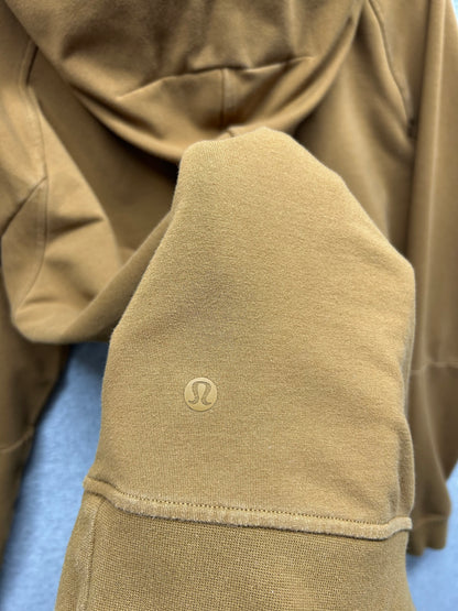 Lululemon City Sweat Pullover Hoodie French Terry Mens Size Large Burnt Caramel