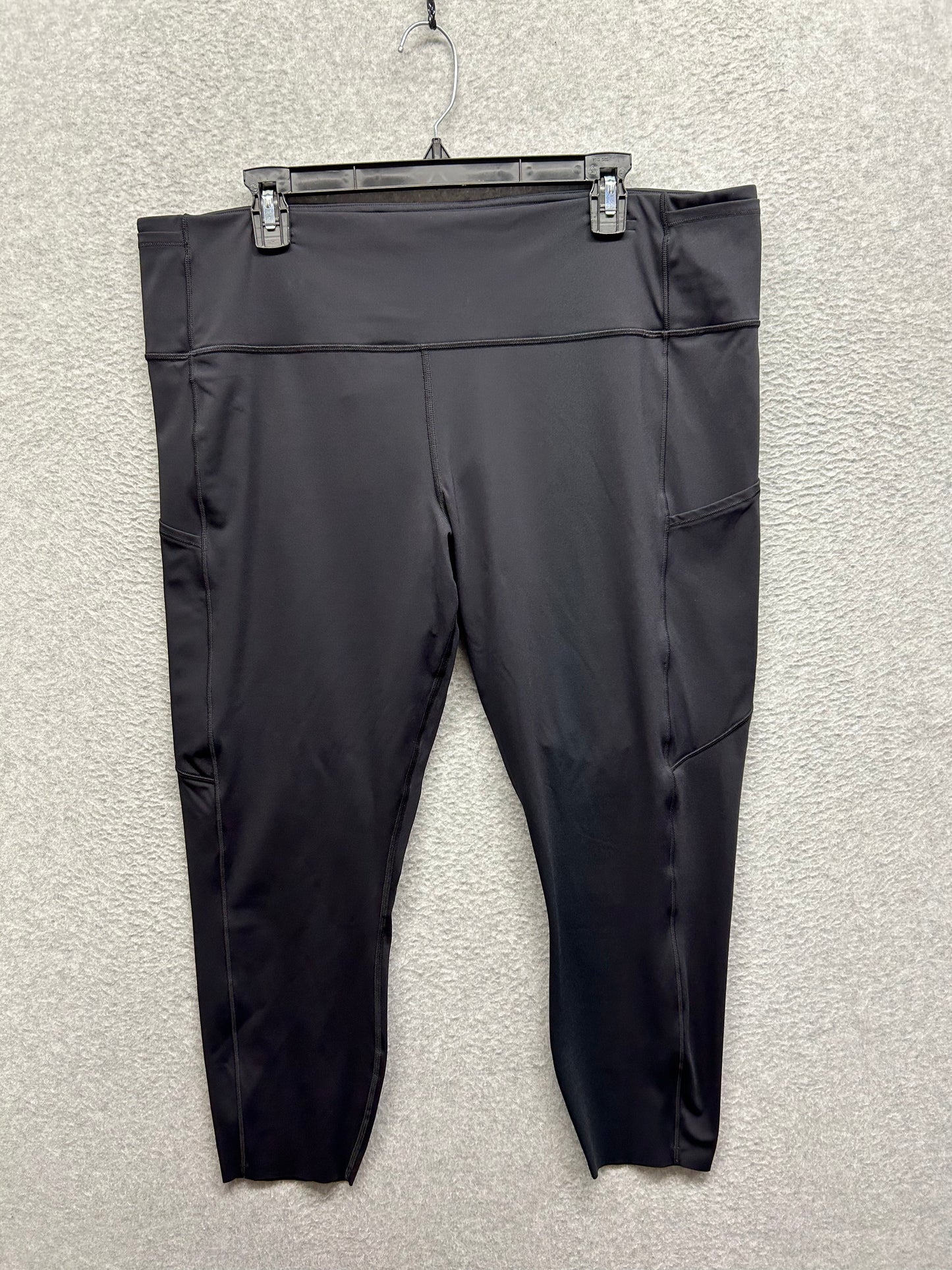 Lululemon Fast & Free 7/8 Tight II Nulux 23" Size 20 Black