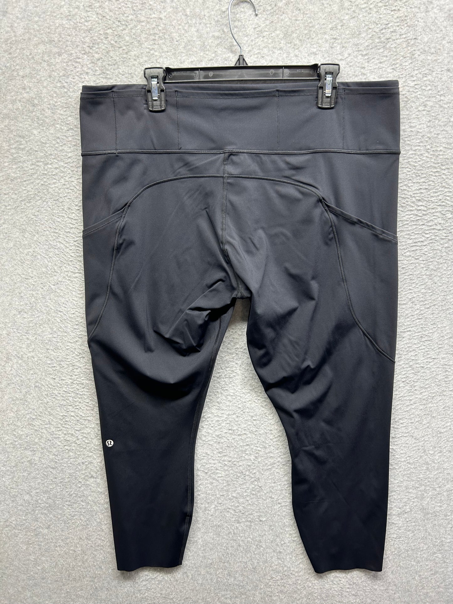 Lululemon Fast & Free 7/8 Tight II Nulux 23" Size 20 Black
