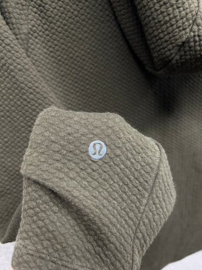 Lululemon At Ease Hoodie Size Medium Smoked Spruce