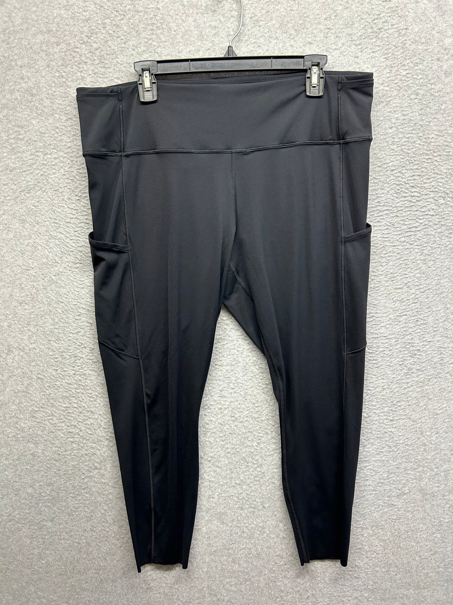 Lululemon Fast & Free 7/8 Tight II Nulux 23" Size 18 Black