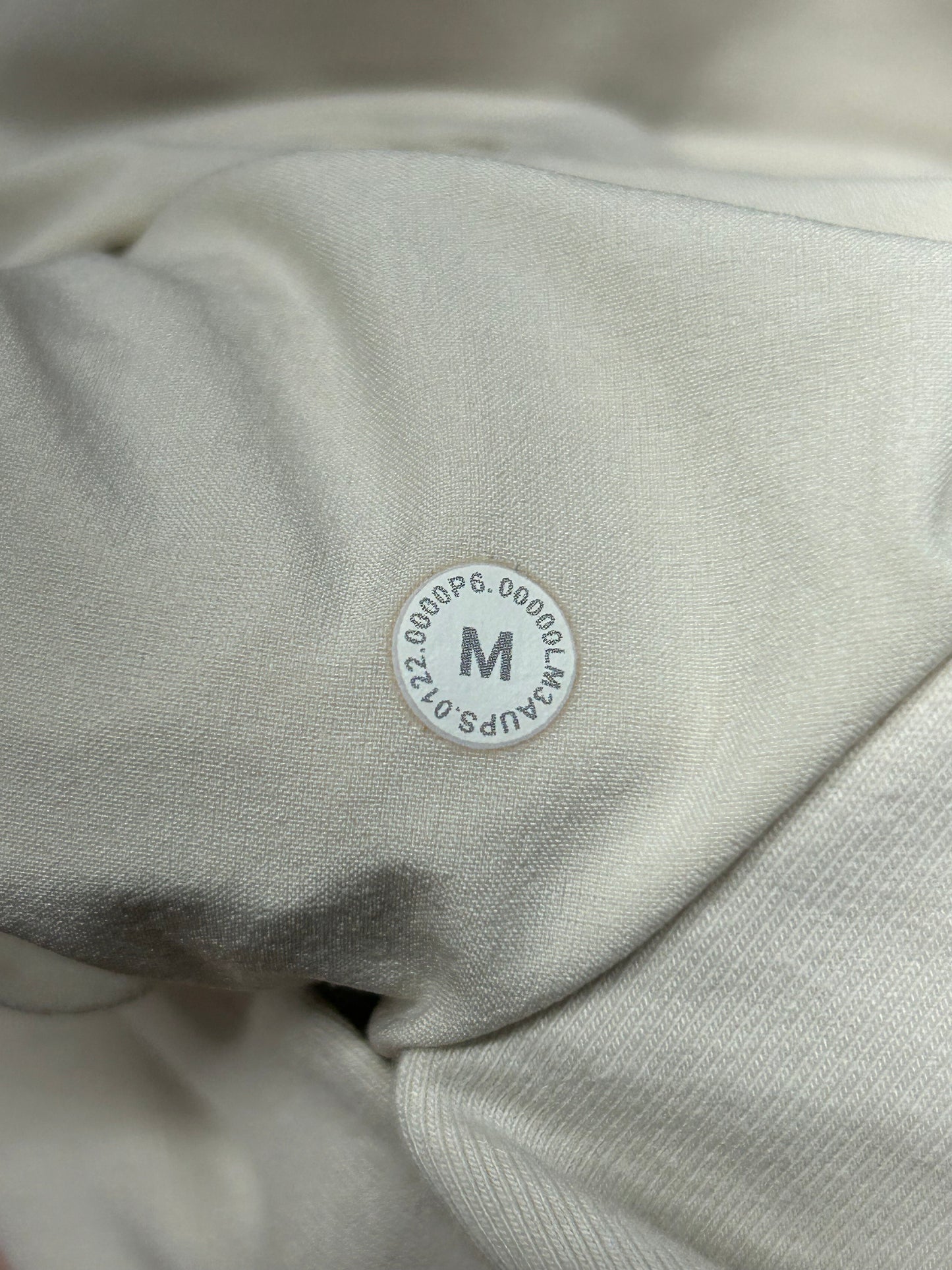 Lululemon City Sweat Pullover Hoodie French Terry Size Medium White Opal