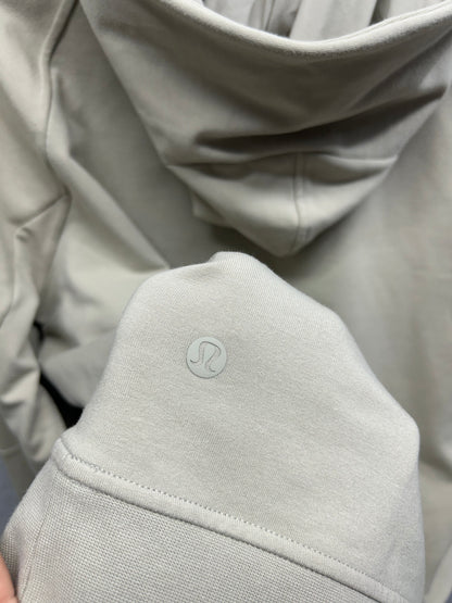 Lululemon City Sweat Pullover Hoodie French Terry Size Medium Raw Linen