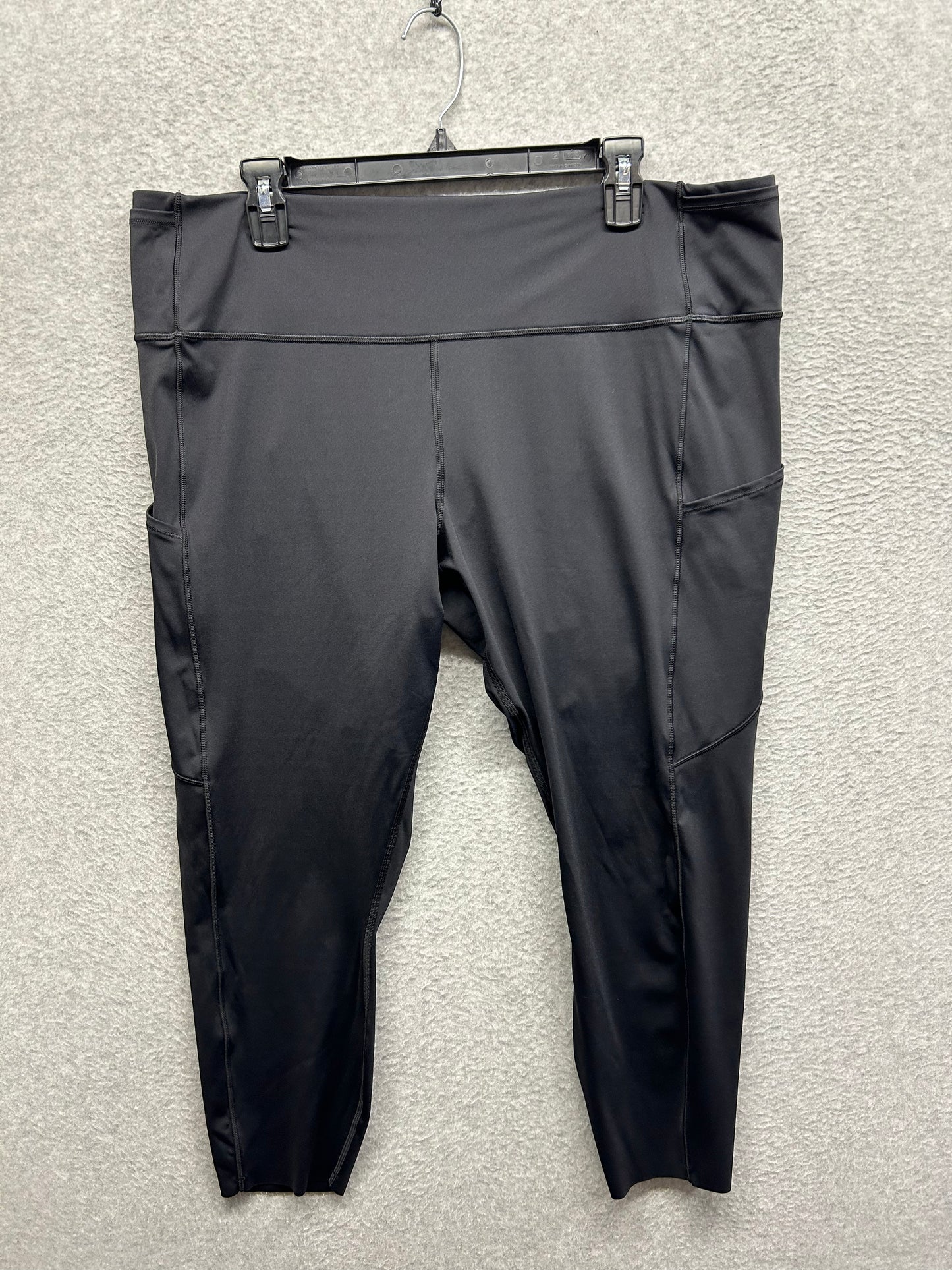 Lululemon Fast & Free 7/8 Tight II Nulux 23" Size 20 Black