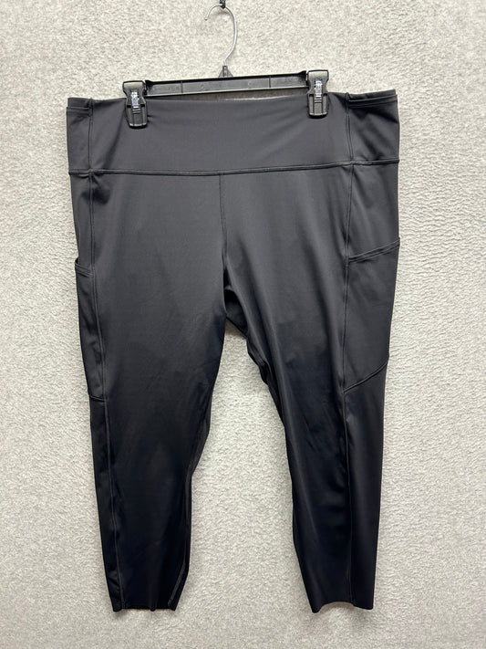 Lululemon Fast & Free 7/8 Tight II Nulux 23" Size 20 Black