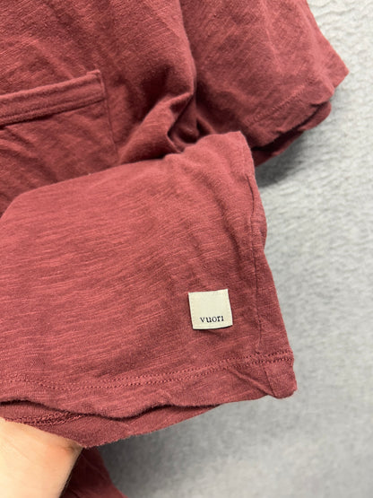 Vuori The Rise Tee Pocket Size Small Red