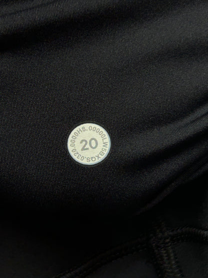 Lululemon Fast & Free 7/8 Tight II Nulux 23" Size 20 Black