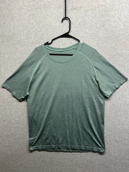 Lululemon Metal Vent Tech Surge Short Sleeve Size XL Mystic Green