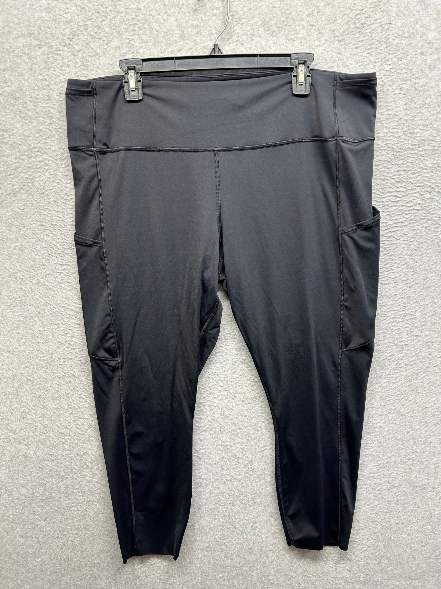 Lululemon Fast & Free 7/8 Tight II Nulux 23" Size 20 Black