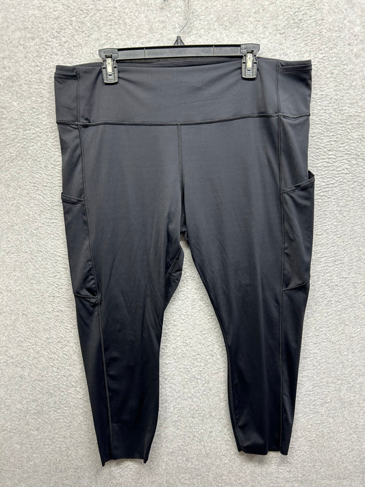 Lululemon Fast & Free 7/8 Tight II Nulux 23" Size 20 Black