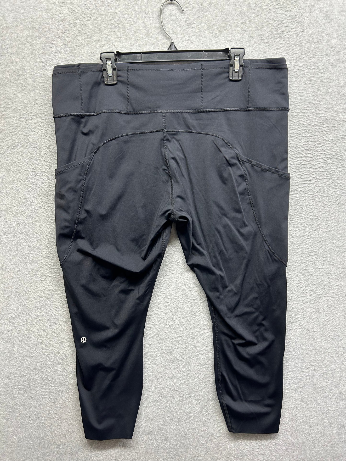 Lululemon Fast & Free 7/8 Tight II Nulux 23" Size 20 Black