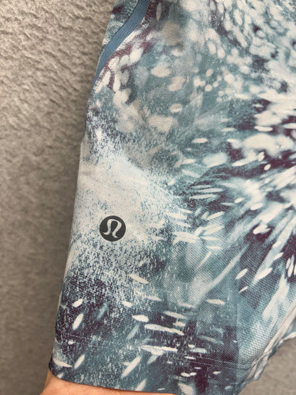 Lululemon Pace Breaker Shorts 7” Size Large Flicker Pace Utility Blue Multi