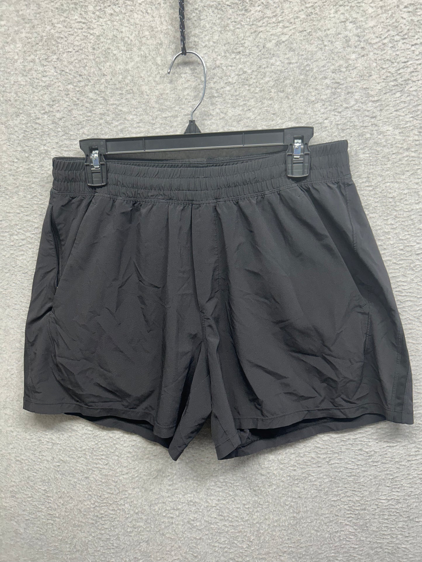 Lululemon Pace Breaker Linerless Short 5" Size Large (Square) Black