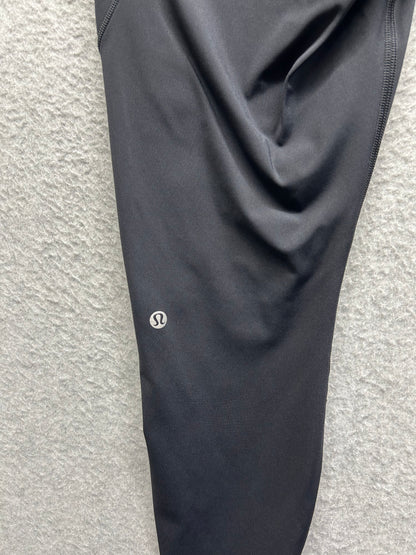 Lululemon Fast & Free 7/8 Tight II Nulux 23" Size 18 Black