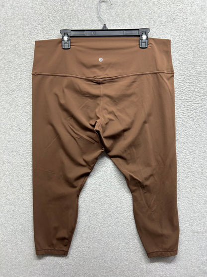 Lululemon Align High-Rise Pant 25" Size 20 Roasted Brown