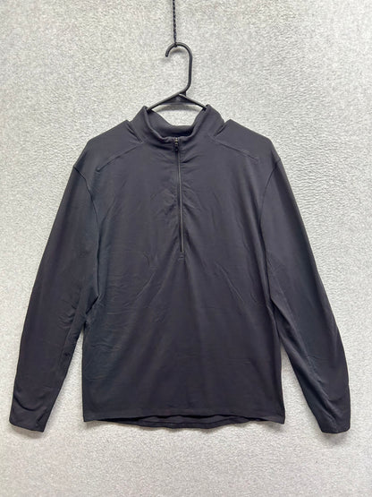 Lululemon Surge Warm 1/2 Zip Size Large Black