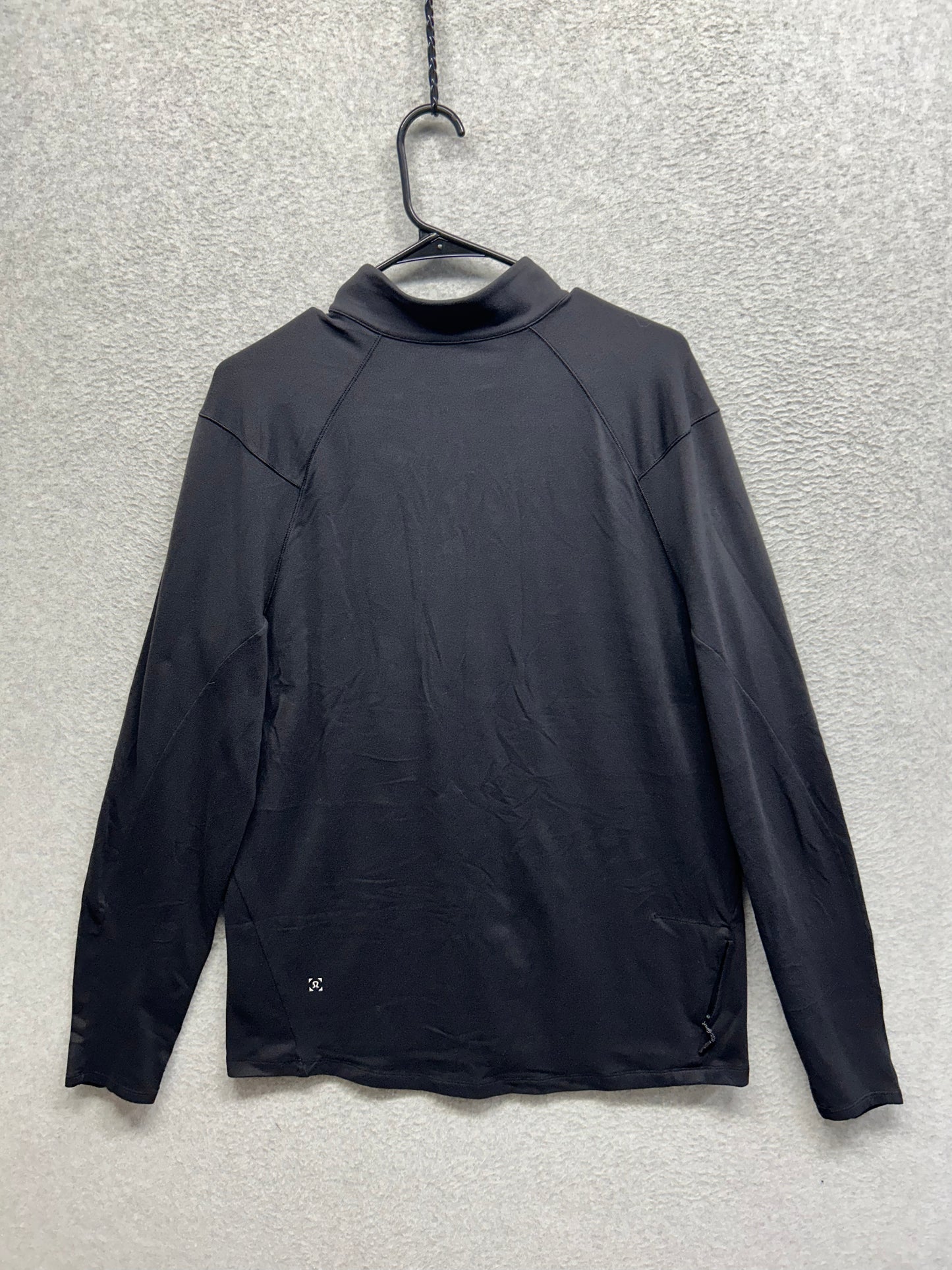 Lululemon Surge Warm 1/2 Zip Size Large Black