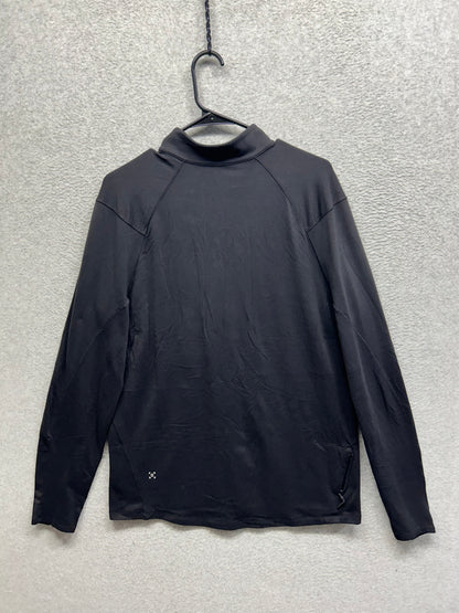 Lululemon Surge Warm 1/2 Zip Size Large Black