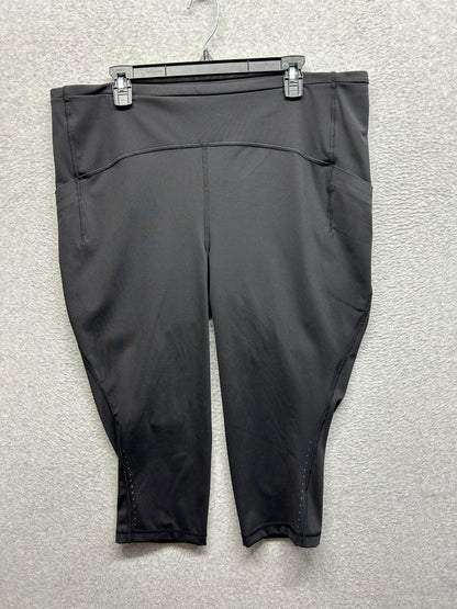 Lululemon Swift Speed High-Rise Crop 21" Size 20 Black