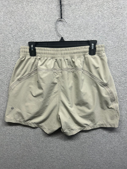 Lululemon Pace Breaker Linerless Short 5" Size Large (Square) Light Ivory